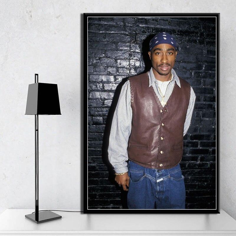 Pintura vintage de Tupac