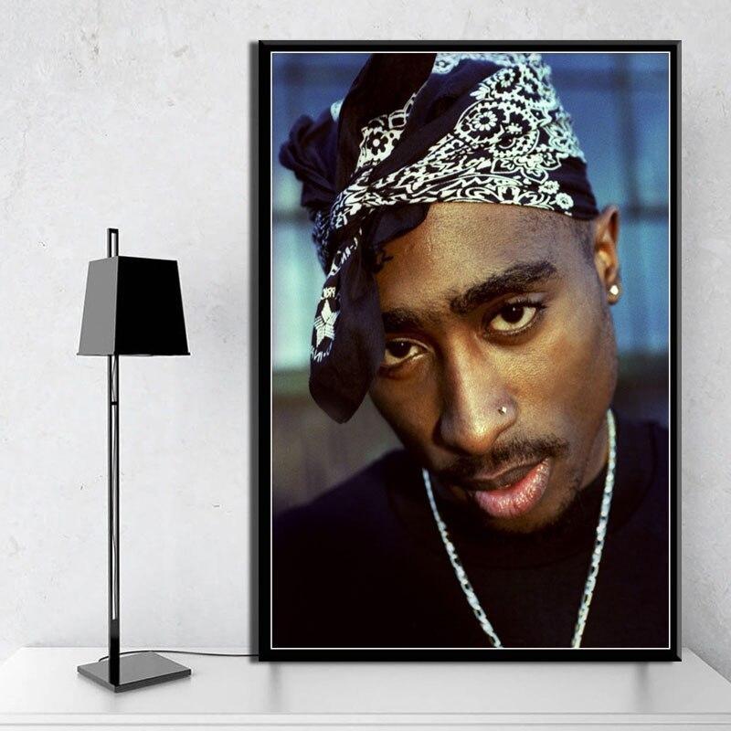 Pintura vintage de Tupac