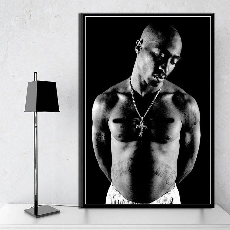 Pintura vintage de Tupac