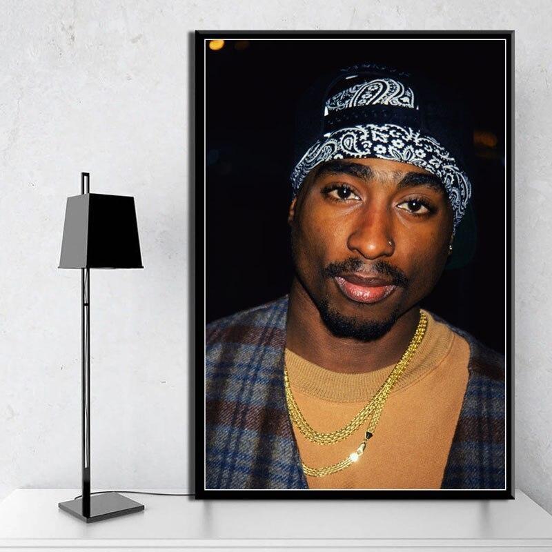Pintura vintage de Tupac