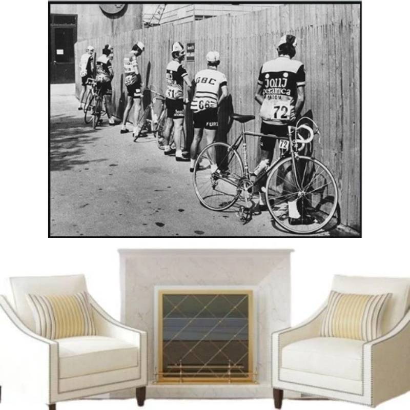 Pintura de bicicleta vintage