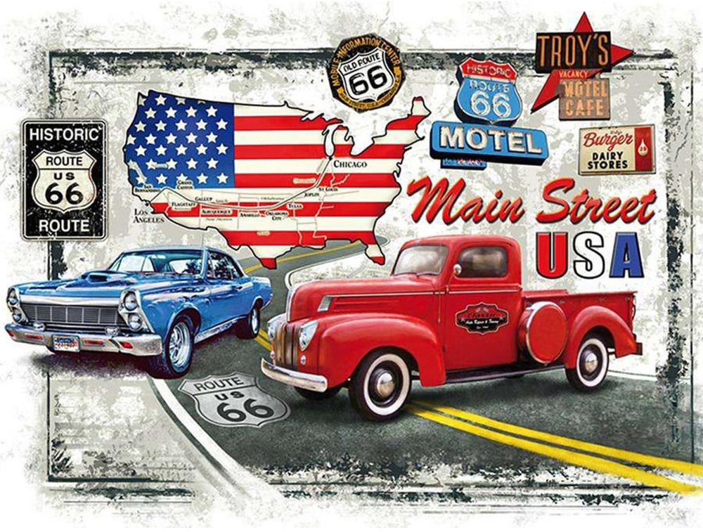 Pintura americana vintage