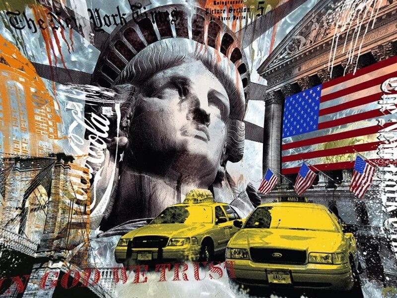 Pintura americana vintage