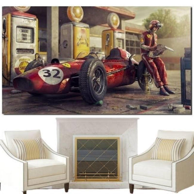Pintura americana vintage