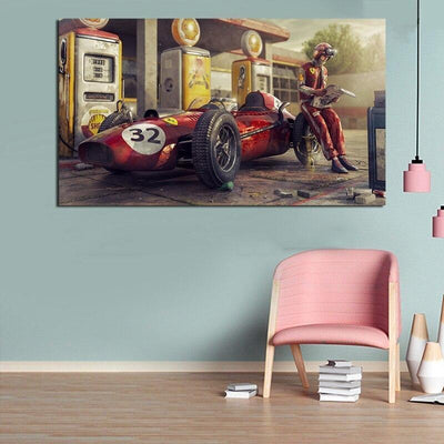 Pintura americana vintage