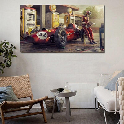 Pintura americana vintage