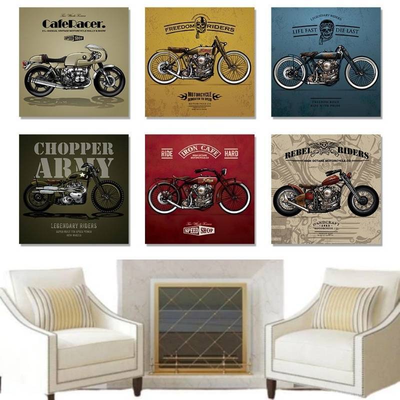 Pintura de motos antiguas