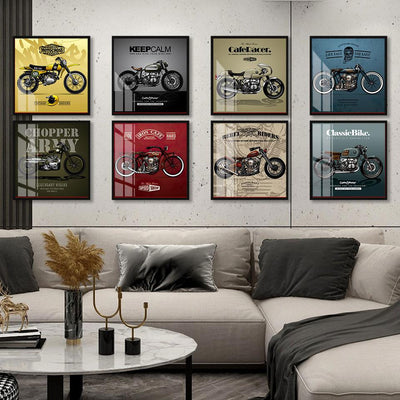 Pintura de motos antiguas