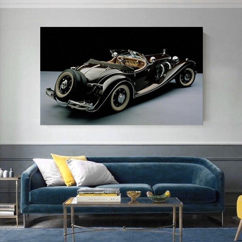 Pintura Vintage Coche Viejo