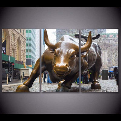 Pintura de la vendimia de Wall Street