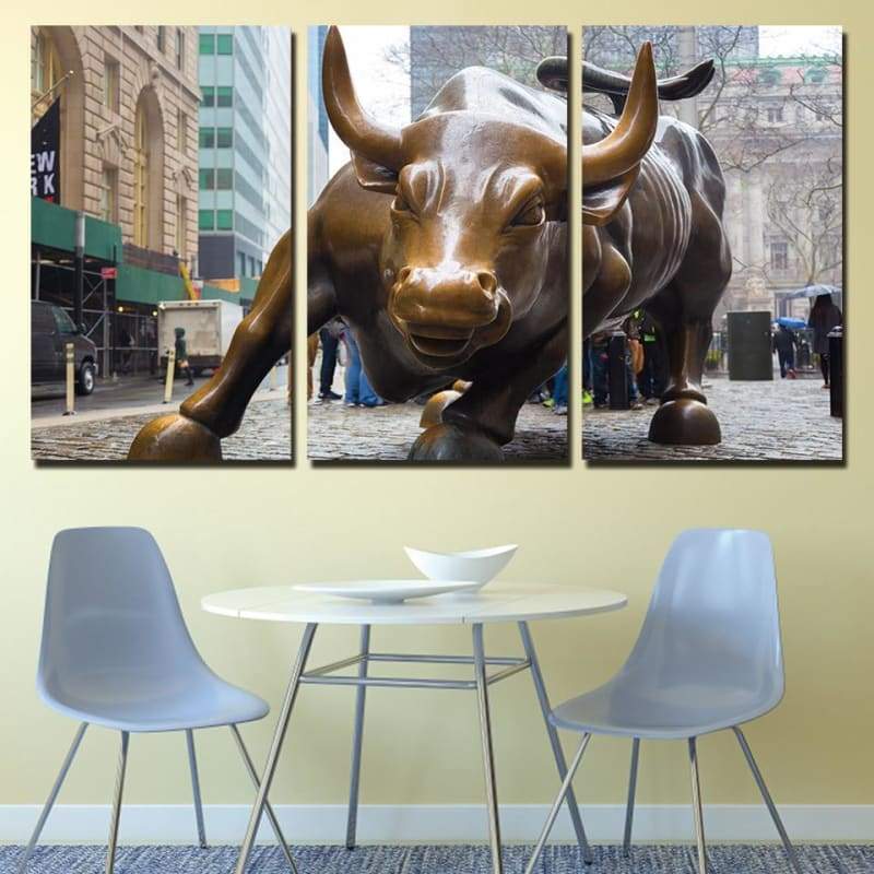 Pintura de la vendimia de Wall Street