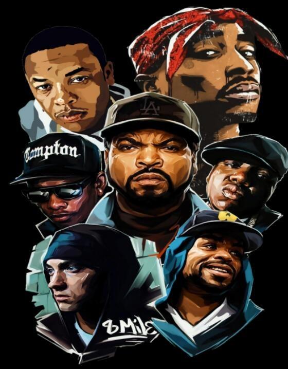 Pintura vintage de la costa oeste