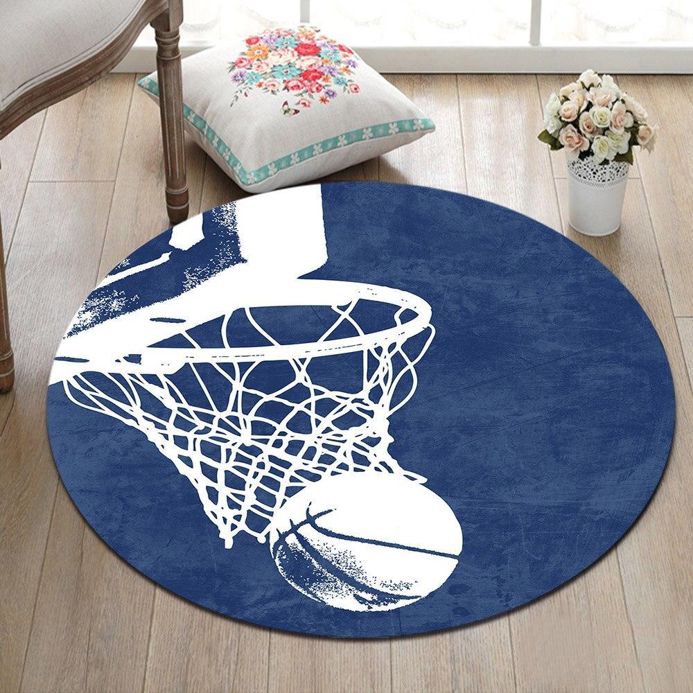 Alfombra de baloncesto vintage