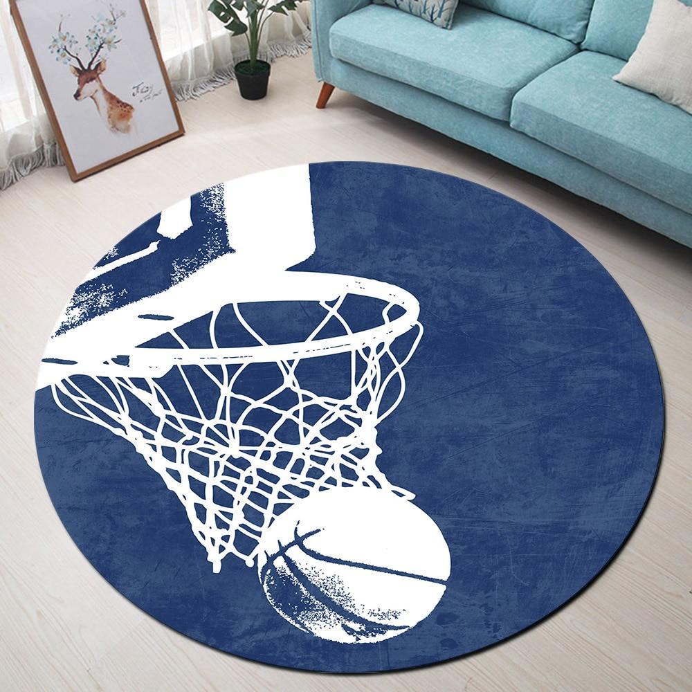 Alfombra de baloncesto vintage