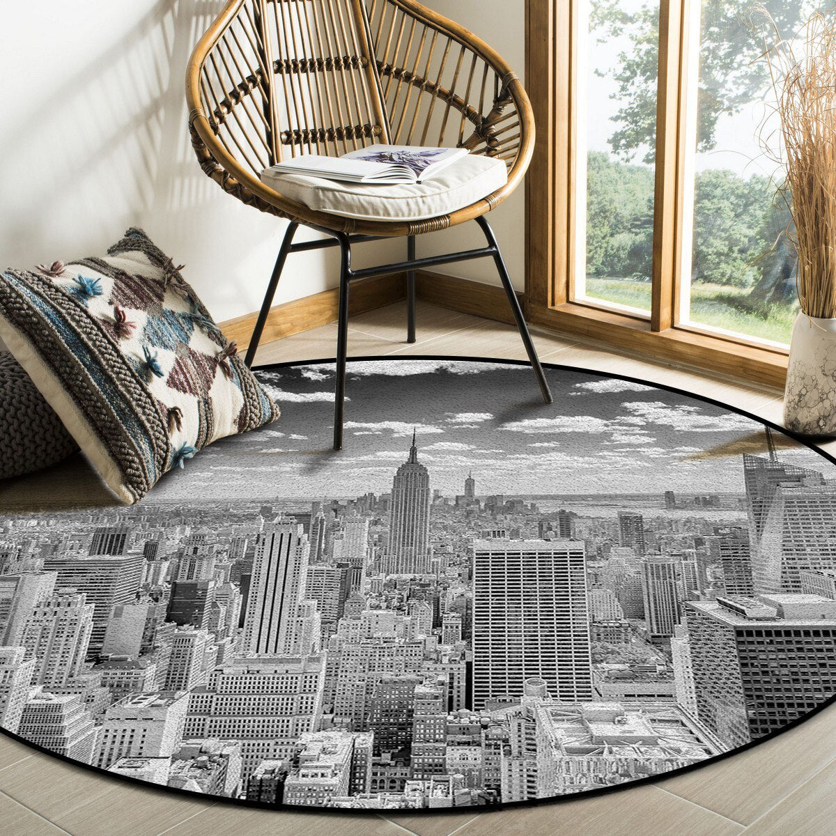 Alfombra New York Vintage Redonda