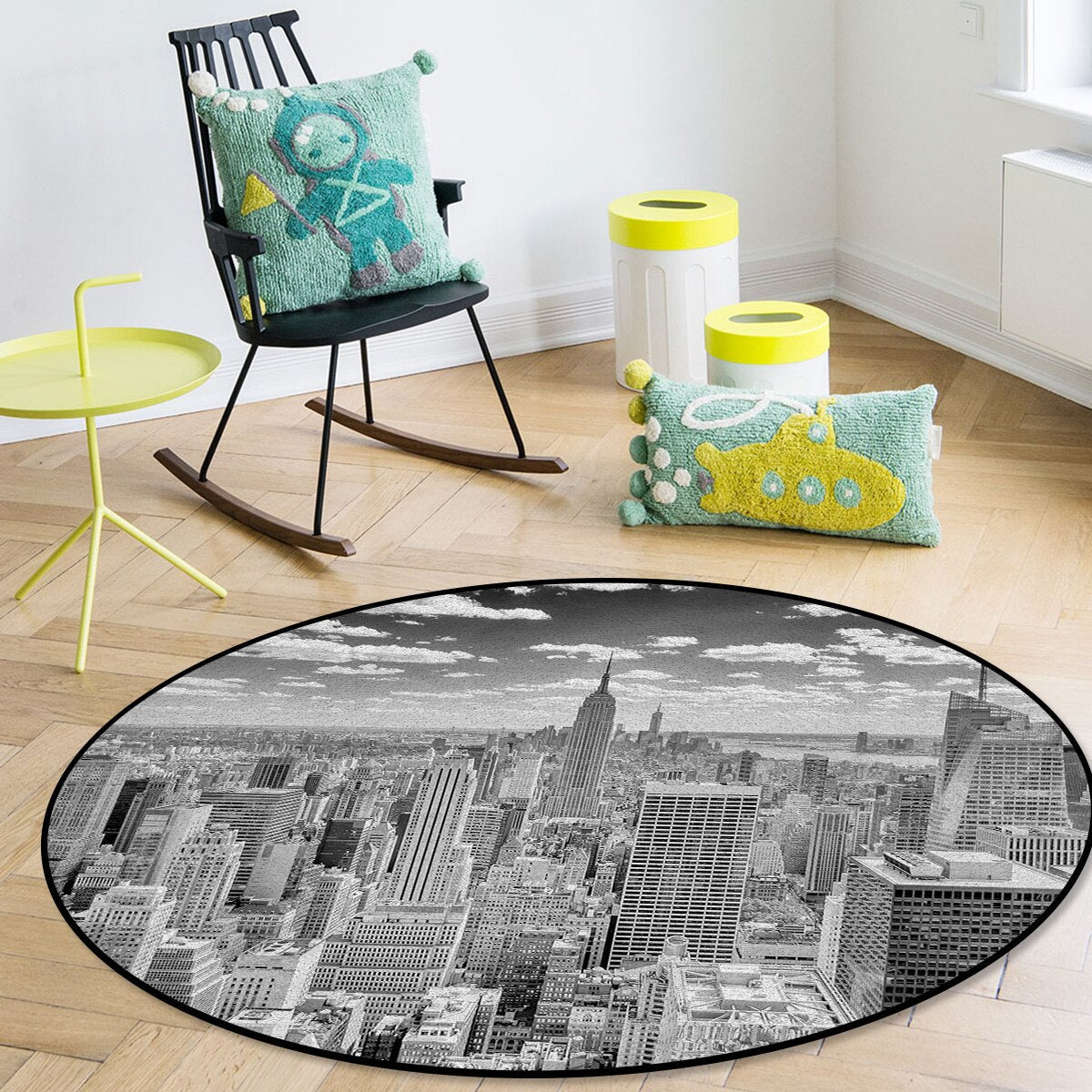 Alfombra New York Vintage Redonda