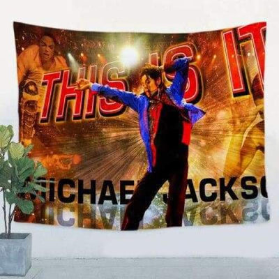 Vintage Michael Jackson Tela decorativa