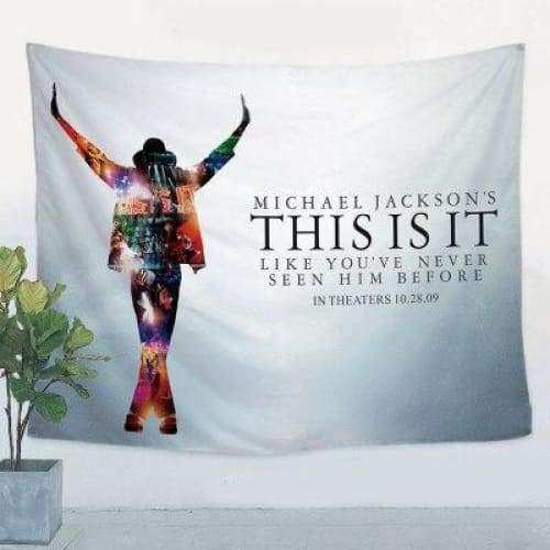 Vintage Michael Jackson Tela decorativa