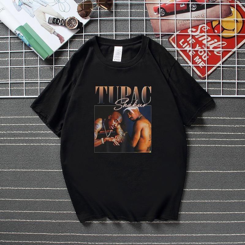 Camiseta 2pac vintage para mujer