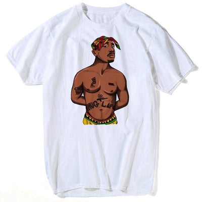 Camiseta Vintage 2pac para hombre