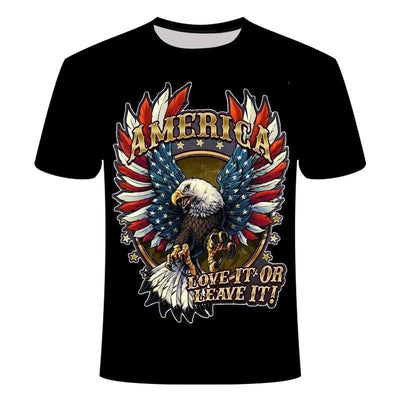 Camiseta Vintage Águila Americana