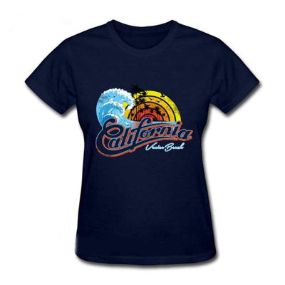 Camiseta vintage California para mujer