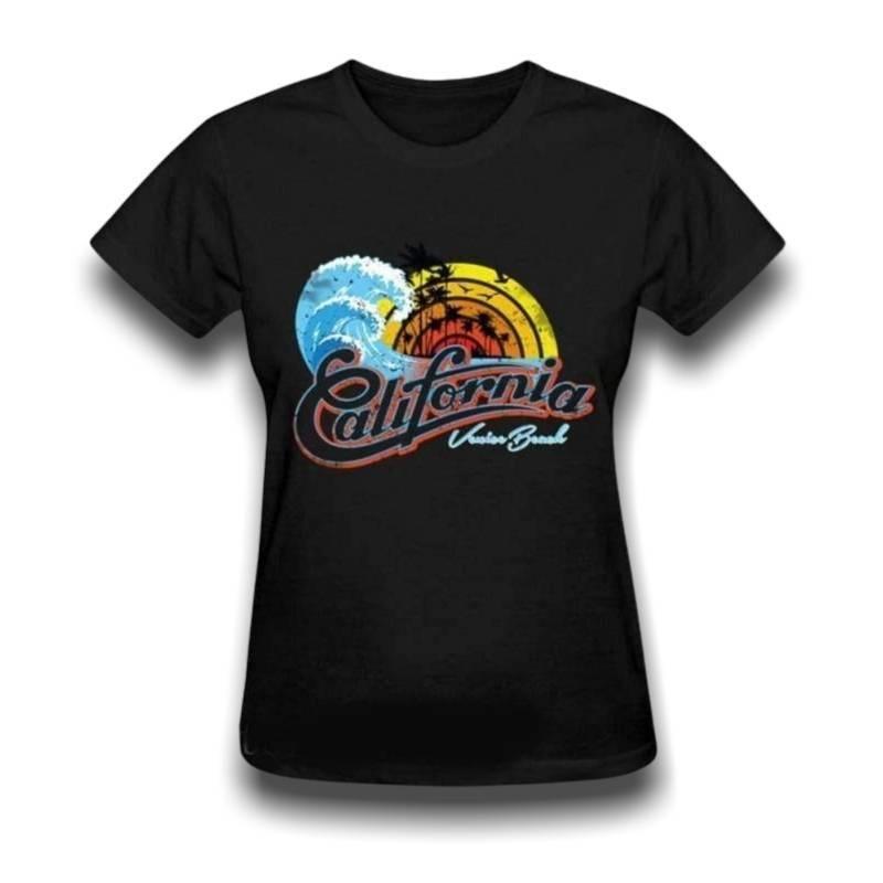 Camiseta vintage California para mujer
