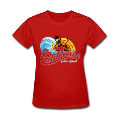 Camiseta vintage California para mujer