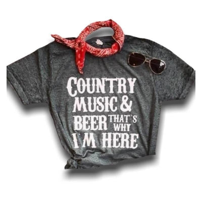 Camiseta de música country vintage