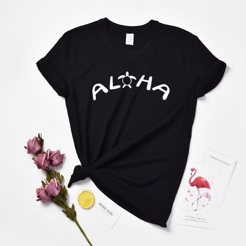 Camiseta hawaiana vintage para mujer