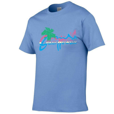 Camiseta hawaiana vintage para mujer