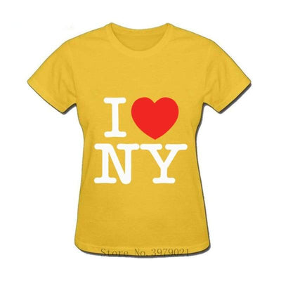 Camiseta vintage de mujer I Love New York