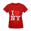 Camiseta vintage de mujer I Love New York