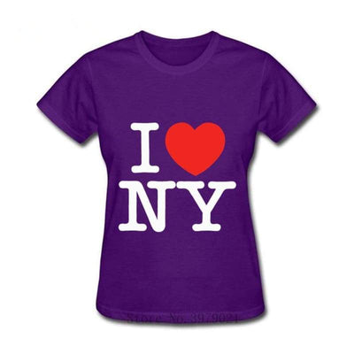 Camiseta vintage de mujer I Love New York