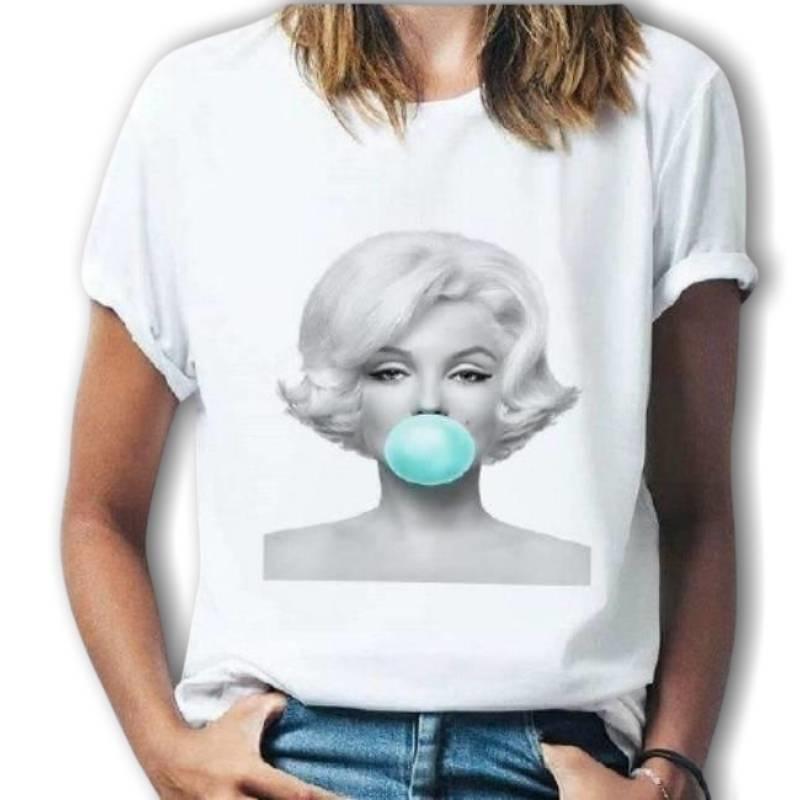 Camiseta vintage de mujer Marilyn Monroe