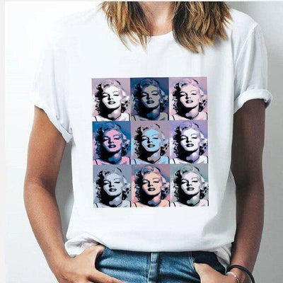 Camiseta vintage de mujer Marilyn Monroe