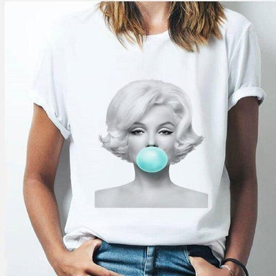 Camiseta vintage de mujer Marilyn Monroe