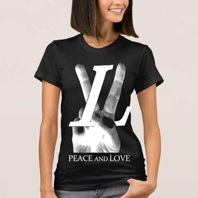 Camiseta vintage de paz y amor