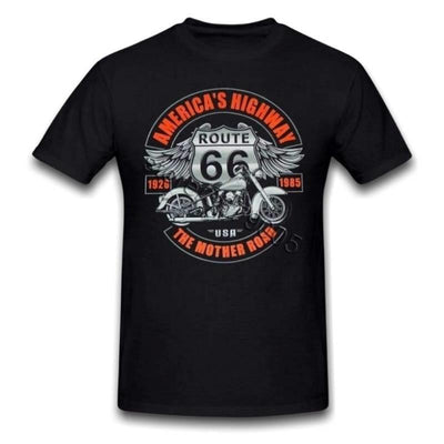 Camiseta Vintage Ruta 66 para hombre