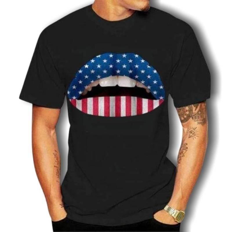 Camiseta Vintage Estilo Americano