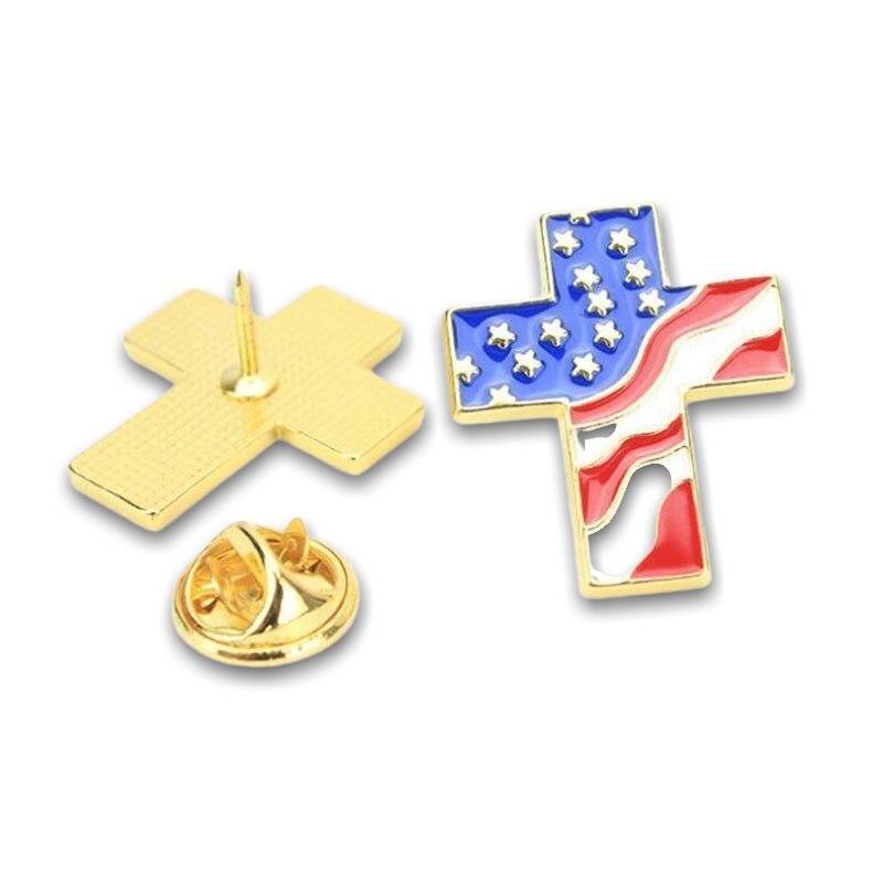 Insignia de la bandera de EE. UU. Vintage