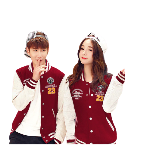 Chaqueta de béisbol vintage para mujer