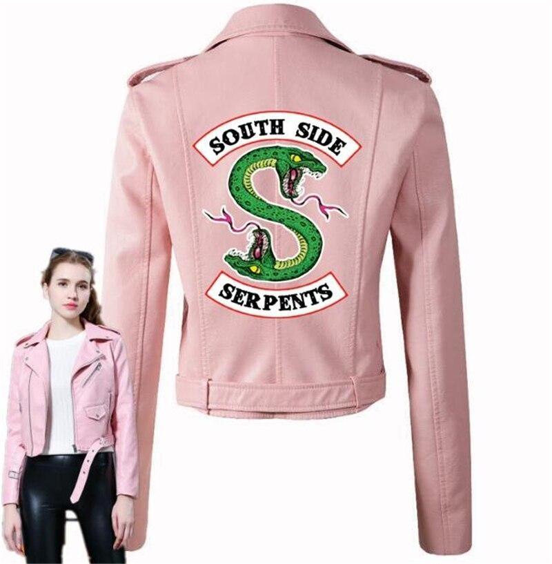 Chaqueta de cuero vintage de Riverdale