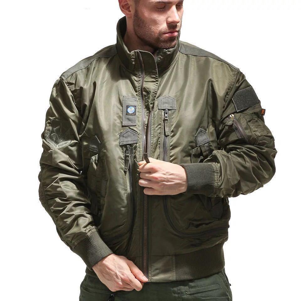 Chaqueta de piloto vintage para hombre