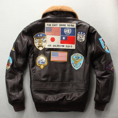 Chaqueta de piloto de avión vintage