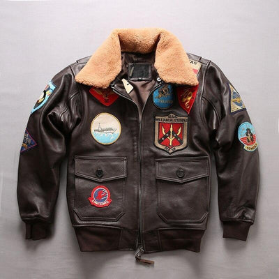 Chaqueta de piloto de avión vintage