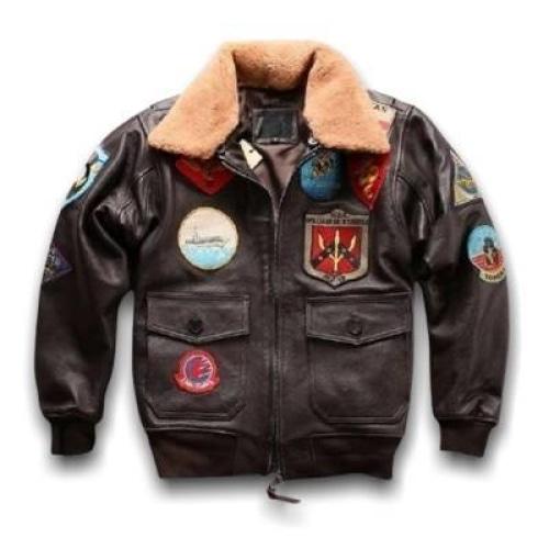 Chaqueta de piloto de avión vintage