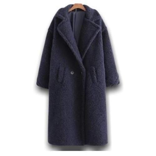 Chaqueta de peluche vintage para mujer