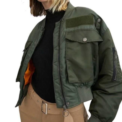 Chaqueta vintage del ejército de EE. UU. para mujer